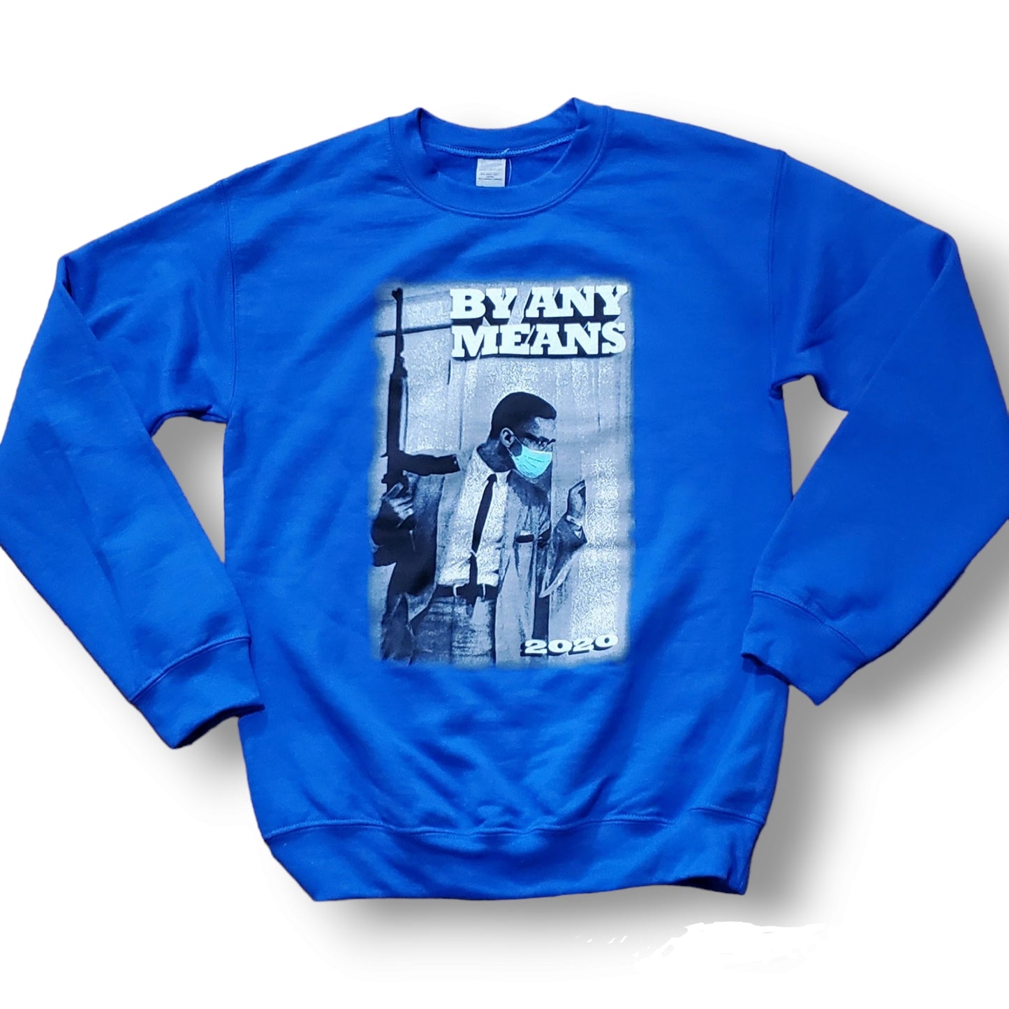 Blue "By Any Means Sweater"