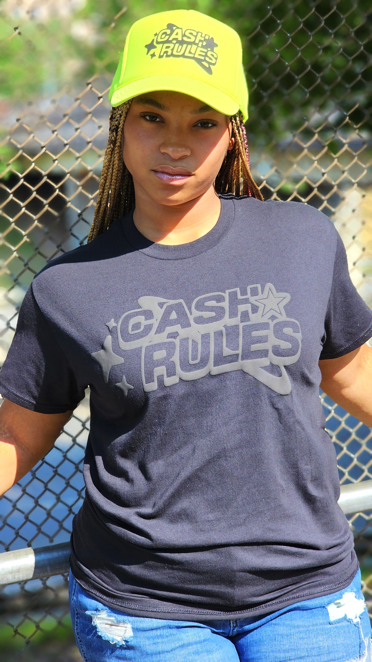 Black On Black "Cash Rules" Unisex Tee