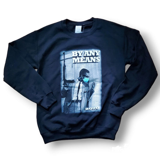 Black "By Any Means" Sweater