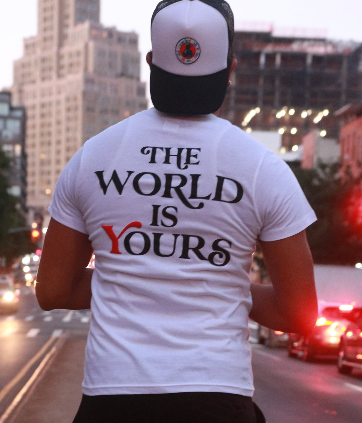 White "The World Is Yours" T-Shirt